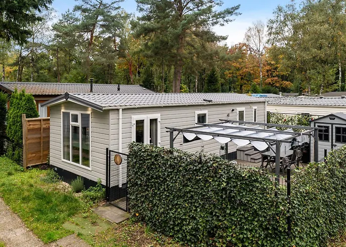 Het Veluwse Boshuisje Hond Welkom In Chalet Hoenderloo