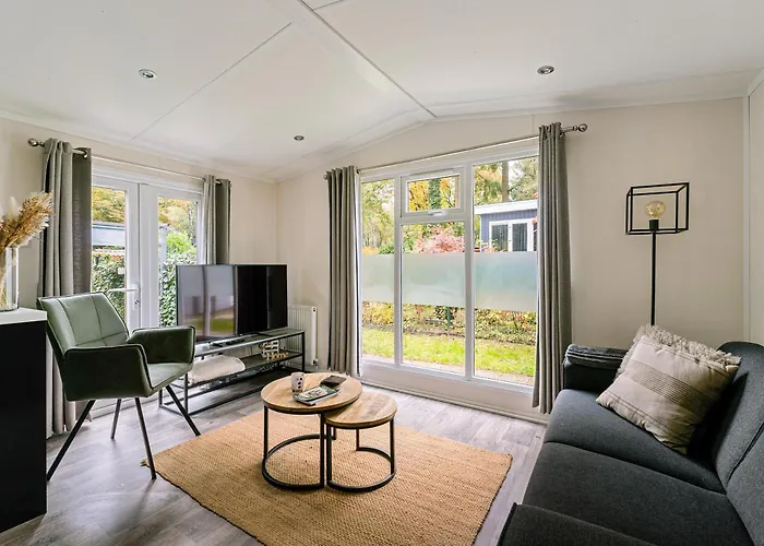 Het Veluwse Boshuisje Hond Welkom In Dağ evi Hoenderloo